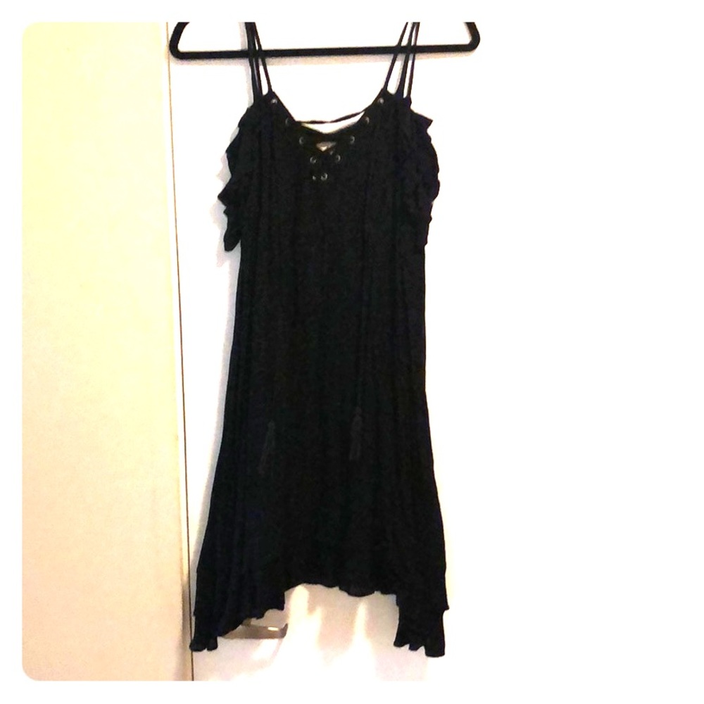 Black Cold Shoulder Dress